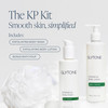 Glytone KP Kit Exfoliating Body Wash Glycolic Acid Lotion Shower Pouf for Keratosis Pilaris Smooth Rough Bumpy Skin Frag