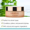 Gratiae organic beauty by nature silky body butter anti aging skin care shea butter moisturizer hydrating stretch mark c