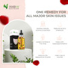 VoilaVe Organic Rose Oil for Face Hair Body Hydrating Moisturizer for Dry Skin Scalp Nails Cuticles Reduces Wrinkles Fin