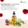 VoilaVe Organic Rose Oil for Face Hair Body Hydrating Moisturizer for Dry Skin Scalp Nails Cuticles Reduces Wrinkles Fin