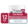 CeraVe Moisturizing Cream for Dry Skin Relief 12 Ounce Fragrance Free Cream with Pramoxine for Itch Relief