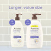 Aveeno Stress Relief Moisturizing Body Lotion 33 Fl Oz Lavender Scent with Prebiotic Oat Hydrating 24Hour Moisturizer No