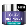 Olay Retinol 24 Face Moisturizer AntiAging Night Cream for Women Trial Size FragranceFree Non Greasy AntiWrinkle Smooth