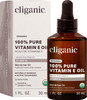 Cliganic Organic Pure Vitamin E Oil for Skin Hair Face 27000 IU NonGMO Verified Natural DAlpha Tocopherol