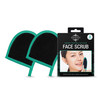 Dermasuri Deep Exfoliating Face Mitt Scrubber Dead and Dry Skin Remover for Men and Women Exfoliator Gloves for Shower a