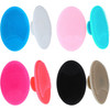 Tatuo 8 Pcs Face Scrubber Soft Silicone Face Scrubber Exfoliator Silicone Facial Cleansing Brush Cradle Cap Wash Brush B