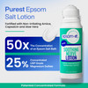 EpsomIt Soothing Nerve Lotion Roll On Epsom Salt Magnesium Lotion Topical Magnesium Cream with Capsaicin Arnica for Tire