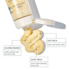 Beekman 1802 Oat Goat Milk Exfoliating Face Wash Facial Scrub Gentle Pore Minimizing Exfoliating Cleanser with Jojoba Be