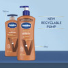Vaseline Intensive Care Body Lotion Cocoa Radiant 3 count for Dry Skin Lotion Made with UltraHydrating Lipids and Pure C