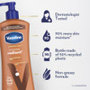 Vaseline Intensive Care Body Lotion Cocoa Radiant 3 count for Dry Skin Lotion Made with UltraHydrating Lipids and Pure C