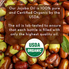 Pure Body Naturals Organic Jojoba Oil 4 Fl Oz 100 Pure Organic Cold Pressed Jojoba Oil for Skin Face Nails and Hair Grow