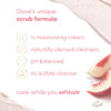 Dove White Peach Crushed Rice Body Scrub Exfoliates and Deeply Nourishes for Smooth Radiant Skin 15 oz