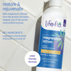 LIFEFLO Magnesium Lotion New Improved Magnesium Chloride from Zechstein Seabed Soothes Muscles Joints When Massaged into