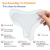 PAPABA 2 pack chest wrinkle pads sleeping chest patches for wrinkles decollete antiwrinkle chest silicone pads reusable