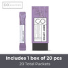 Go Essentials Travel Size Lotion Packets Single Use Body and Hand Lotion for Hydrated Skin and Toiletries Airline Friend