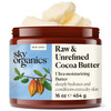Sky Organics Cocoa Butter for Body 100 Raw Unrefined UltraMoisturizing Butter to Deeply Hydrate Condition Skin Promotes