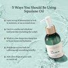 BIOSSANCE 100 Squalane Oil Sustainable Vegan Face Oil Body Oil Hydrating FastAbsorbing Moisturizer Ideal for Oily Skin F