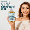 Ouiloe Gua Sha Oil for Acne Prone Skin Face Oil Gua Sha Massage Lymphatic Anti Aging Facial Massage Oil Unscented Non Co