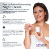 NassifMD Pure Hydration Rejuvenating Night Cream with Vitamin C to support Natural Collagen and provide Antioxidants Ant