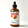 SAFFLOWER SEED OIL FACE MOISTURIZER 4 oz Dark Glass Bottle with Dropper High linoleic facial serum regimen for acne and