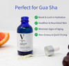 Videri Gua Sha Face Oil Anti Aging Organic Face Serum Grapeseed Argan Grapefruit Vitamins C E Nature Vegan Formula Face