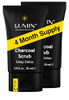 Lumin Charcoal Scrub Deep Detox for Men Face Cleanser for Men Pre Shave Scrub A Charcoal Face Exfoliator That Refreshes