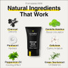 Lumin Charcoal Scrub Deep Detox for Men Face Cleanser for Men Pre Shave Scrub A Charcoal Face Exfoliator That Refreshes