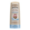 Jergens Natural Glow In Shower Lotion Self Tanner for Medium to Deep Skin Tone Sunless Tanning Wet Skin Lotion for Gradu
