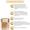 GLO24K Night Cream with 24k Gold Retinol Vitamins and Hyaluronic Acid Optimally Hydrate your Skin while you sleep