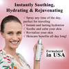 Organic Hydrating Toner for Face AntiAging Rose Water Witch Hazel Aloe Vera Toning Facial Mist for Women Natural Skin Mo