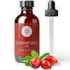 Pure Body Naturals Rosehip Oil Facial Oil for Face Nails Hair and Skin Rosehip Seed Oil 4 Fl Ounce