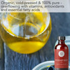 Pure Body Naturals Rosehip Oil Facial Oil for Face Nails Hair and Skin Rosehip Seed Oil 4 Fl Ounce