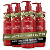 Old Spice Daily Hydration Hand Body Lotion for Men with Shea Butter 247 All Day Hydration 16 fl oz Pack of 4