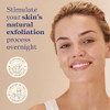 Embryolisse Active Night Peeling Treatment Ultra Gentle Night Exfoliating Cream with Shea Butter for Radiant Skin Leaves