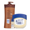 Vaseline Intensive Care Cocoa Radiant Lotion 203 oz Bundled with Moisturizing Healing Jelly Butter 75 and Shimmer Stick
