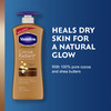 Vaseline Intensive Care Cocoa Radiant Lotion 203 oz Bundled with Moisturizing Healing Jelly Butter 75 and Shimmer Stick