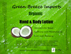 Green Breeze Imports PurseSize CitronelaScented Organic Body Lotion