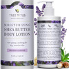 Tree to Tub Lavender Shea Butter Body Lotion for Dry Skin Moisturizing Sensitive Skin Lotion for Women Men Vegan Body Mo