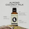 Eternal Essence Oils Almond Coconut Milk 30ml Premium Fragrance Oil for Candle Soap Making Aromatherapy Diffusers Home C