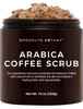 Brooklyn Botany Arabica Coffee Body Scrub Moisturizing and Exfoliating for Body Face Hand Foot Fights Stretch Marks Fine