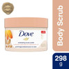 Dove Exfoliating Body Polish Scrub for Silky Skin Oatmeal Calendula Oil Body Scrub Exfoliates Gives Lasting Nourishment