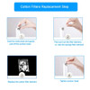 Microdermabrasions Filters 500pcs Replacement Sponge Cotton Filter Round Filtering Pads Microdermabrasion Filters Vacuum
