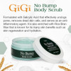 GiGi No Bump Body Scrub Exfoliating Scrub for Ingrown Hair Razor Bumps Pre PostWaxing Treatment Smooths Skin Prevents Ir