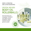 Honeybee Gardens Crystal Infused Body Oil Rollerball Lapis Lazuli Organic Moisturizing NonGreasy for All Skin Types 2 Fl