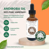 Best Natures Cosmetics Andiroba Oil 100 Pure Cold Pressed Unrefined for Skin Hair Body Wild Harvested 1 fl oz 30 ml