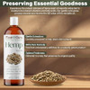 Plant Guru Hemp Seed Oil 16 oz Virgin Unrefined 100 Pure Natural Skin Body And Hair Moisturizer Works For Massage Acne M