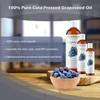 Plant Guru Grapeseed Oil 16 fl oz Cold Pressed 100 Pure Natural Carrier For Skin Body Face and Hair Growth Moisturizer G