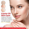 Verdana Organic Castor Oil Cold Pressed Hexane Free For Hair Scalp Care Eyelashes Eyebrows Skin Care USDA Certified Pure