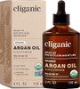 Cliganic Organic Argan Oil 100 Pure for Hair Face Skin Natural Cold Pressed Carrier Oil Imported from Morocco