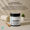 Juman Dead Sea Minerals Activated Charcoal Body Scrub with Chamomile Extract Detoxifies and Renews Skin SlS Paraben Free